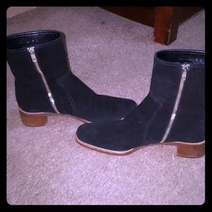 Isaac Mizrahi Black Suede Safra Boots